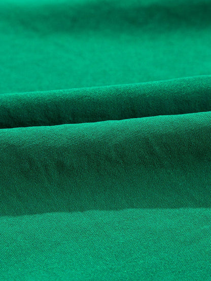 Green V Neck Ruffle Tiered Mini Dress - Stylish Choice for a Chic Ensemble