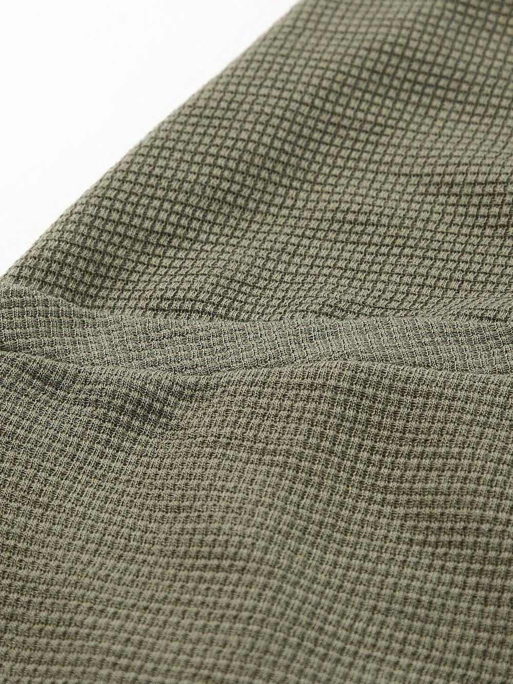 Green Waffle Knit Sleeveless V-Neck Casual Jumpsuit with Pockets