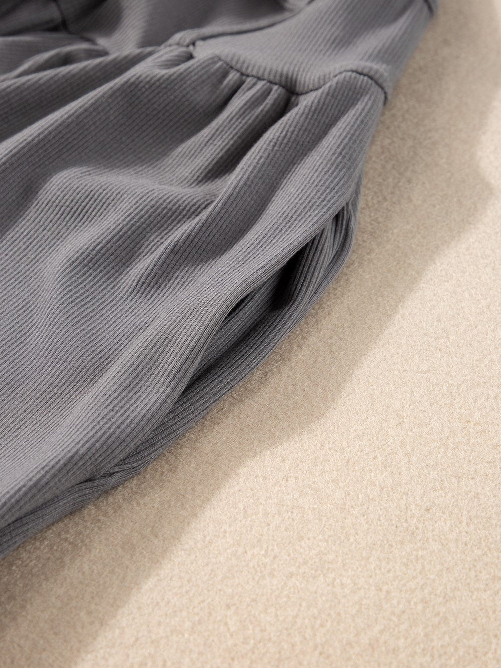 Grey A-Line Cinched Waist Sleeveless Jumpsuit