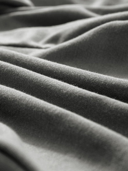 Grey Cap Sleeve Drawstring Jumpsuit with Open Back