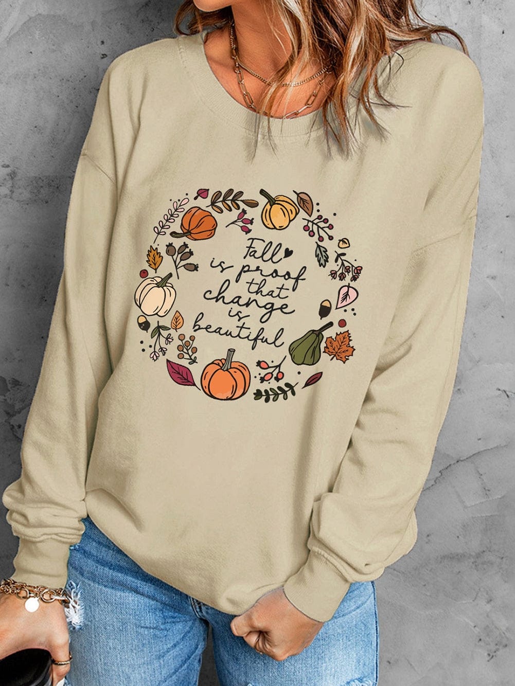 Harvest Harvest Pumpkin Patch Graphic Sweatshirt