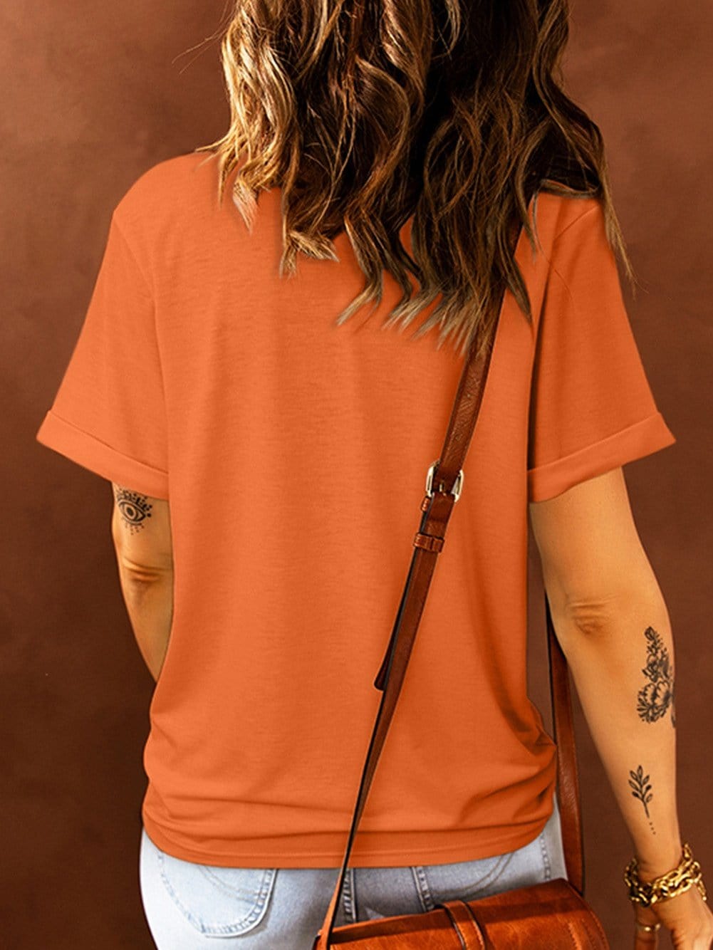Hello Pumpkin Orange Graphic Tee