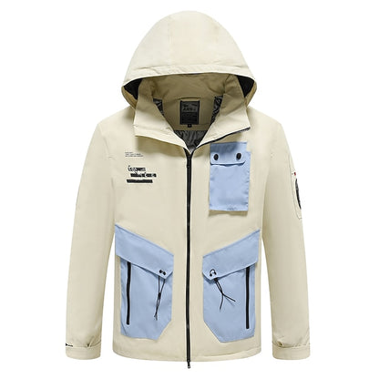 Men's Women's Ski Jacket Outdoor Winter Thermal Warm Windproof Breathable Hooded Windbreaker Winter Jacket for Skiing Camping / Hiking Snowboarding Ski