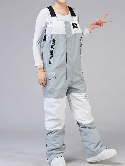 ARCTIC QUEEN Men's Women's Ski / Snow Pants Outdoor Winter Thermal Warm Waterproof Windproof Breathable Bib Pants Bottoms for Skiing Camping / Hiking Ski Winter Sports