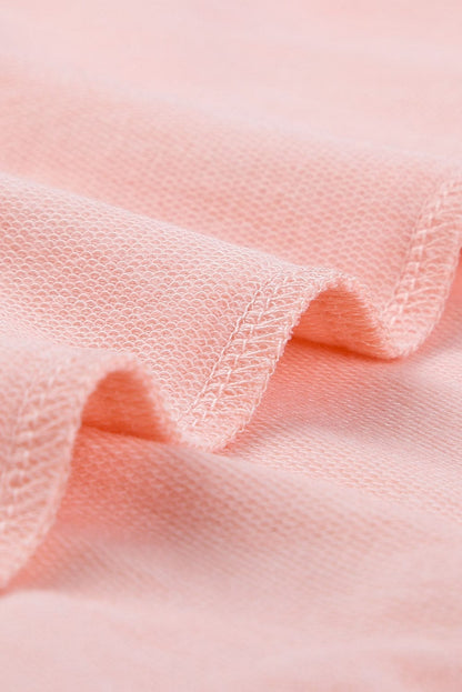 Hypnotic Knit Pocket Tee with Cap Sleeves