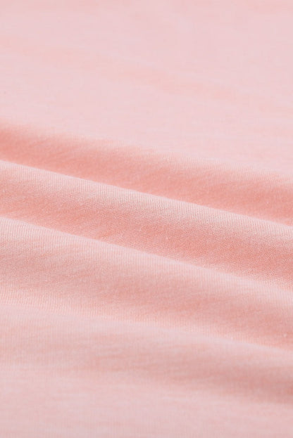 Hypnotic Knit Pocket Tee with Cap Sleeves