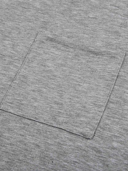 Hypnotic Knit Pocket Tee with Side Slits