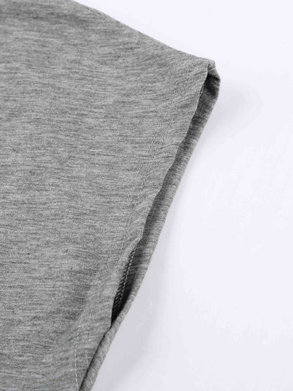 Hypnotic Knit Pocket Tee with Side Slits