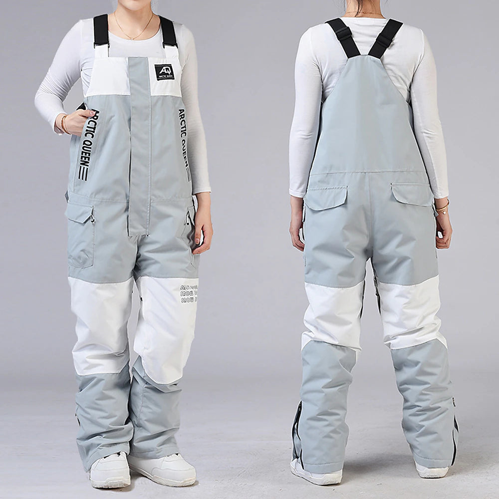 ARCTIC QUEEN Men's Women's Ski / Snow Pants Outdoor Winter Thermal Warm Waterproof Windproof Breathable Bib Pants Bottoms for Skiing Camping / Hiking Ski Winter Sports