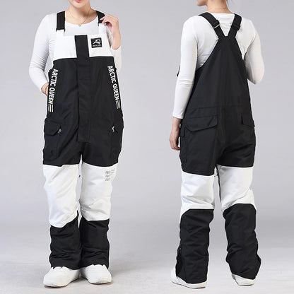 ARCTIC QUEEN Men's Women's Ski / Snow Pants Outdoor Winter Thermal Warm Waterproof Windproof Breathable Bib Pants Bottoms for Skiing Camping / Hiking Ski Winter Sports