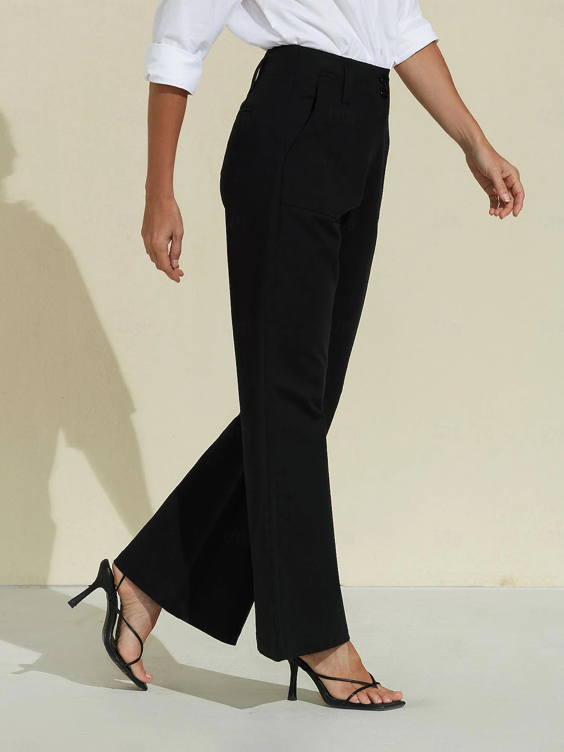 Wide Leg Versatile Full Length Pants