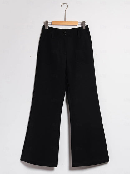 Wide Leg Versatile Full Length Pants
