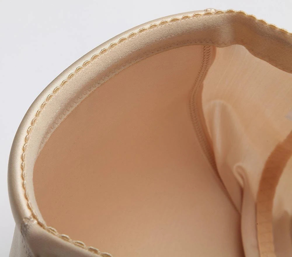 Women's Black Apricot Solid / Plain Color Elastic Waist Hip Lift Up Going out Undergarments Skinny M