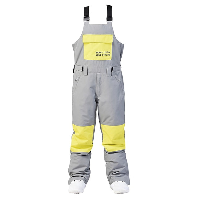 Men's Women's Ski / Snow Pants Outdoor Winter Thermal Warm Windproof Breathable Bib Pants for Camping / Hiking Snowboarding Winter Sports