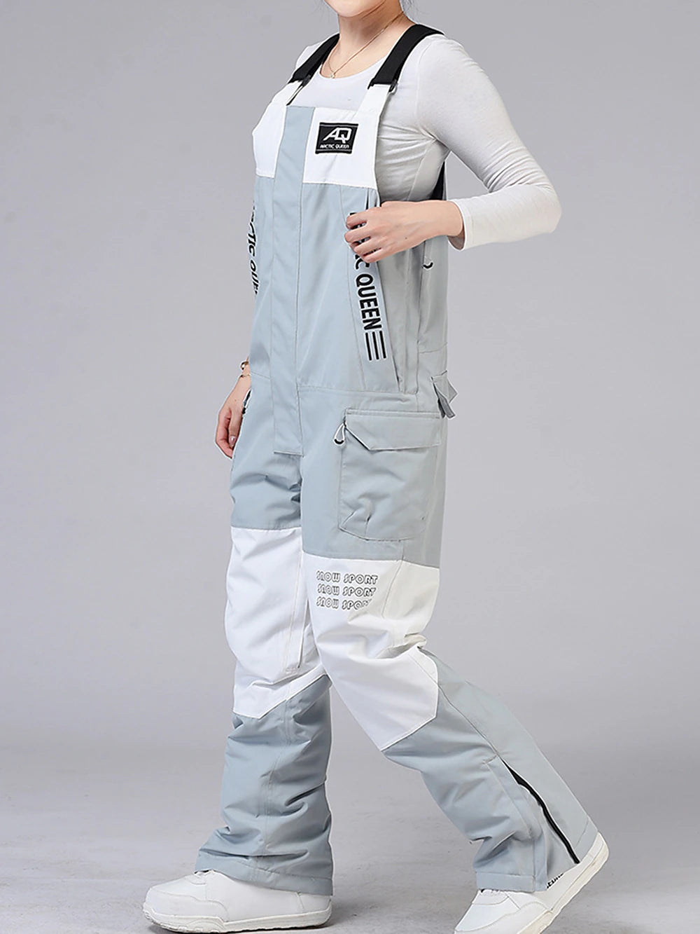 ARCTIC QUEEN Men's Women's Ski / Snow Pants Outdoor Winter Thermal Warm Waterproof Windproof Breathable Bib Pants Bottoms for Skiing Camping / Hiking Ski Winter Sports