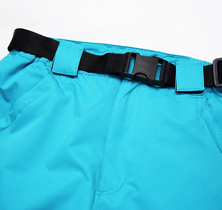 Men's Women's Ski Jacket with Bib Pants Outdoor Winter Thermal Warm Waterproof Windproof Breathable Hooded Clothing Suit for Snowboarding Ski Mountain / Cotton