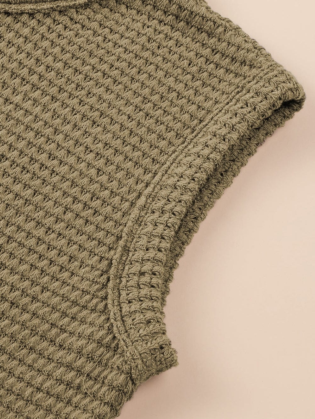 Jungle Green Textured Sleeveless Maxi Dress with Side Slits