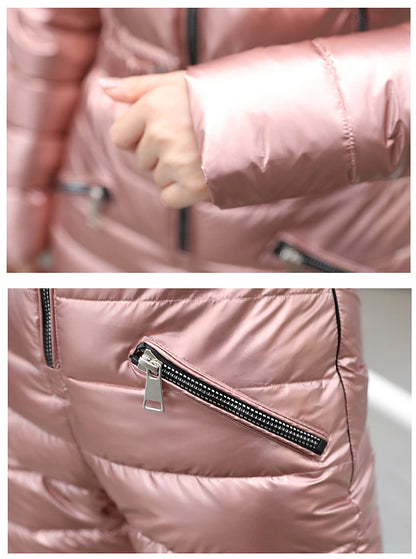 Women's Jumpsuit Ski Suit Outdoor Winter Thermal Warm Windproof Detachable Hood Windbreaker Snow Suit for Skiing Camping / Hiking Snowboarding Ski