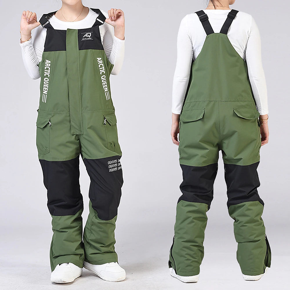 ARCTIC QUEEN Men's Women's Ski / Snow Pants Outdoor Winter Thermal Warm Waterproof Windproof Breathable Bib Pants Bottoms for Skiing Camping / Hiking Ski Winter Sports