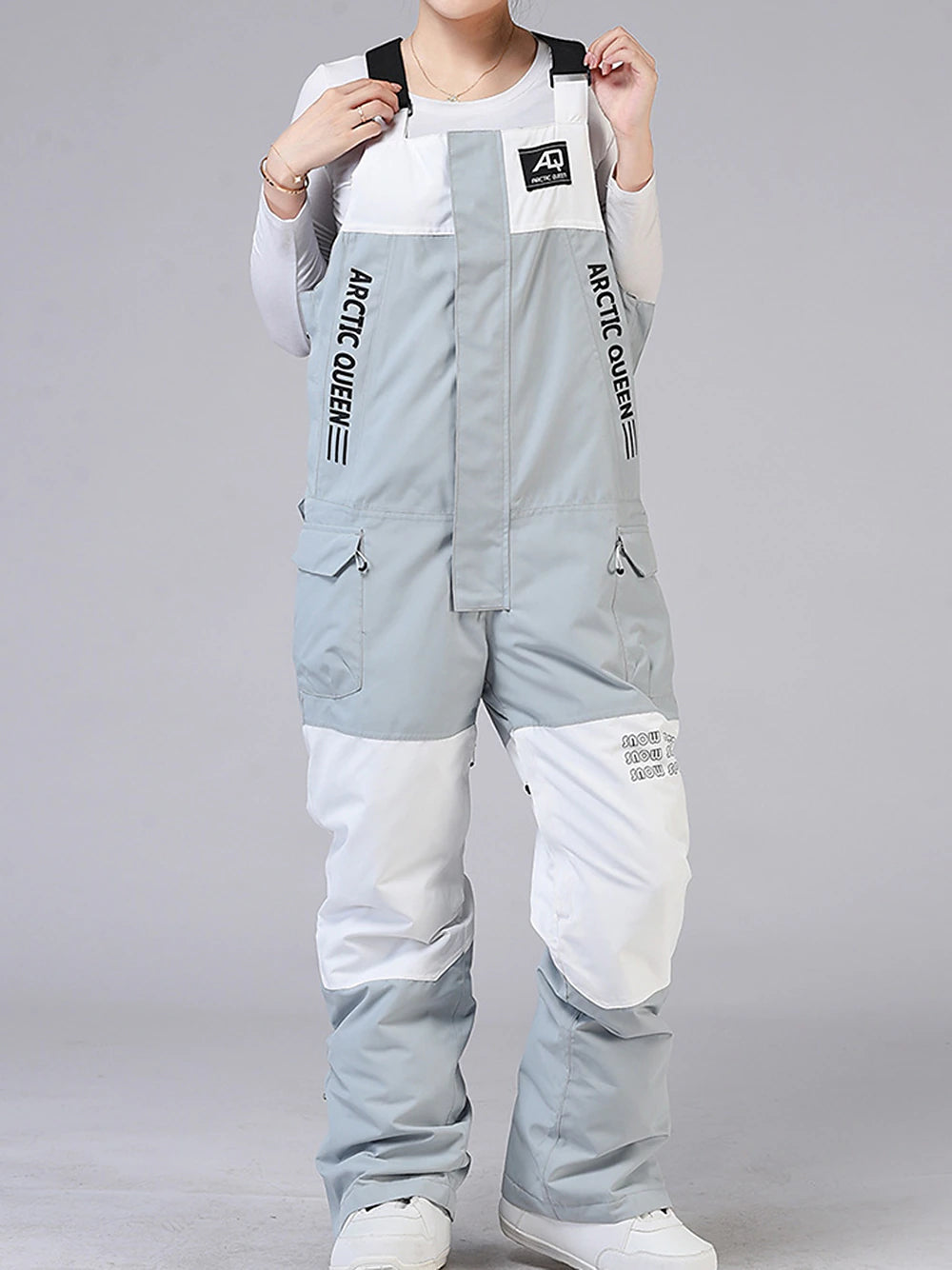 ARCTIC QUEEN Men's Women's Ski / Snow Pants Outdoor Winter Thermal Warm Waterproof Windproof Breathable Bib Pants Bottoms for Skiing Camping / Hiking Ski Winter Sports
