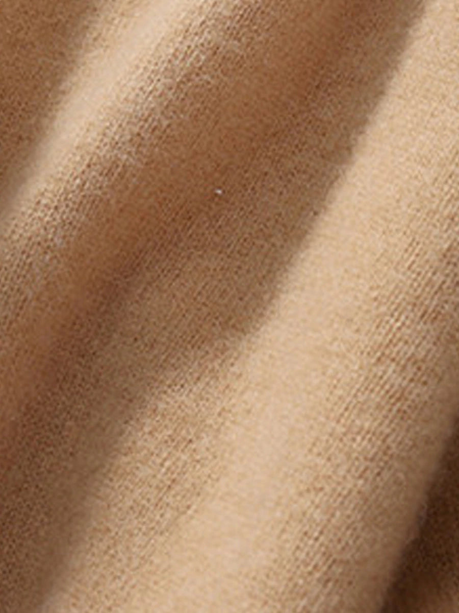 Women's Cardigan Sweater Jumper Ribbed Knit Button Solid Color Crew Neck Stylish Casual Outdoor Daily Autumn Winter Wine Red Big red S M L