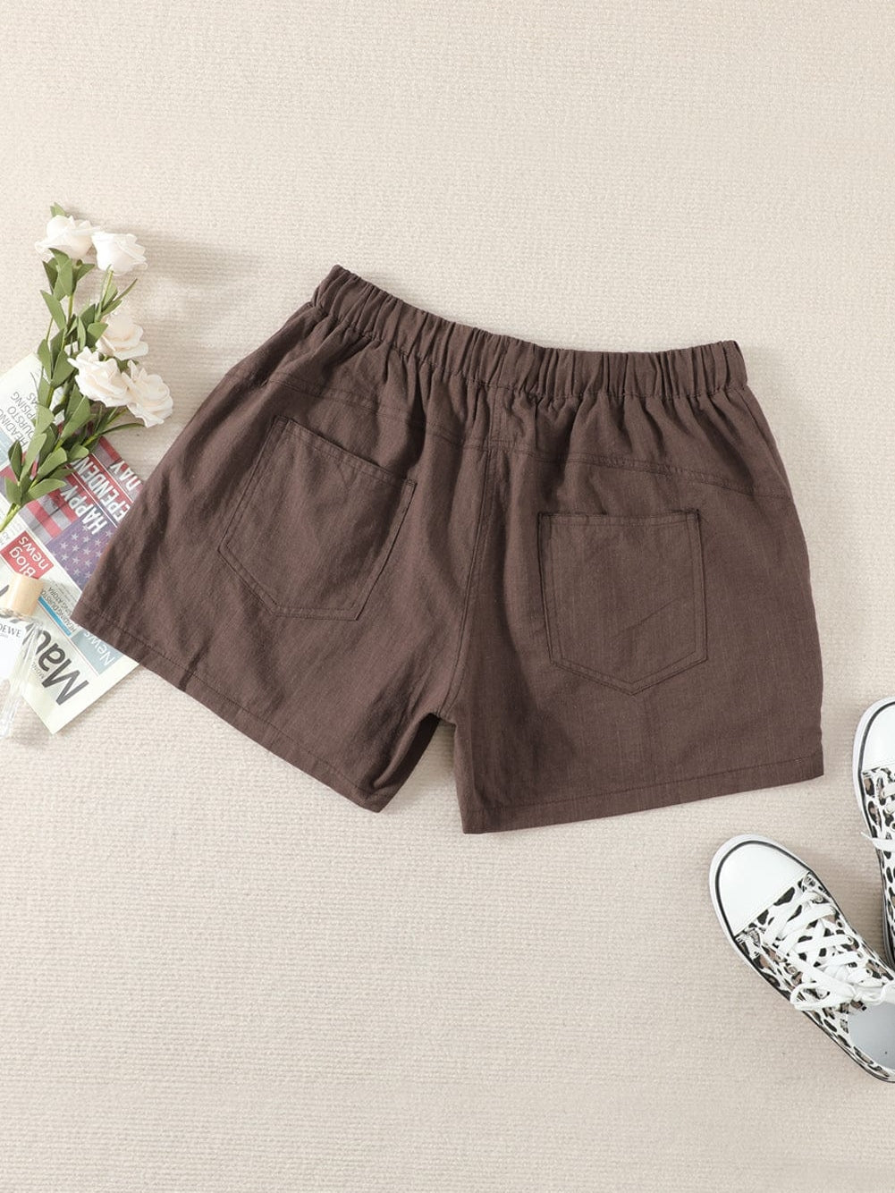 Khaki Faylin Shorts