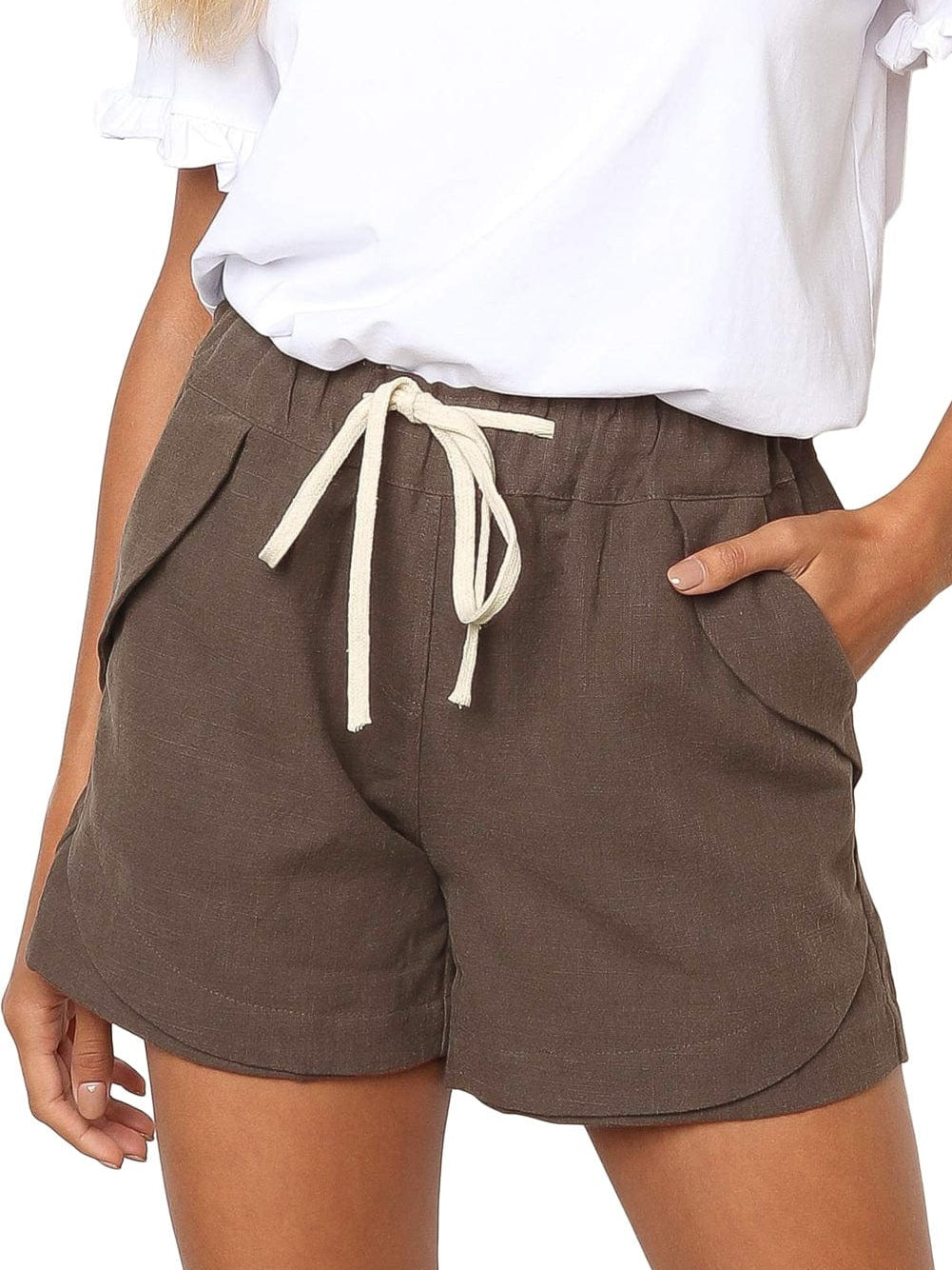 Khaki Faylin Shorts
