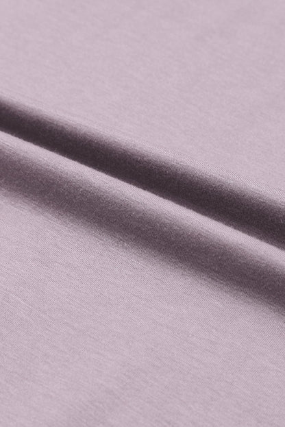 Khaki Frilled High Waist Wide Leg Casual Pants