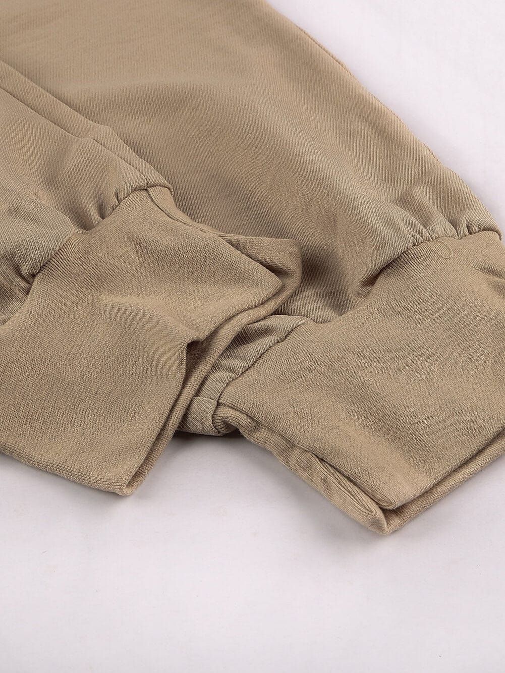 Khaki Harem Style Jogger Pants