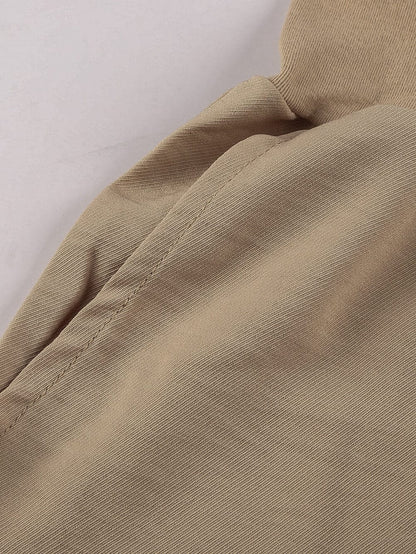 Khaki Harem Style Jogger Pants