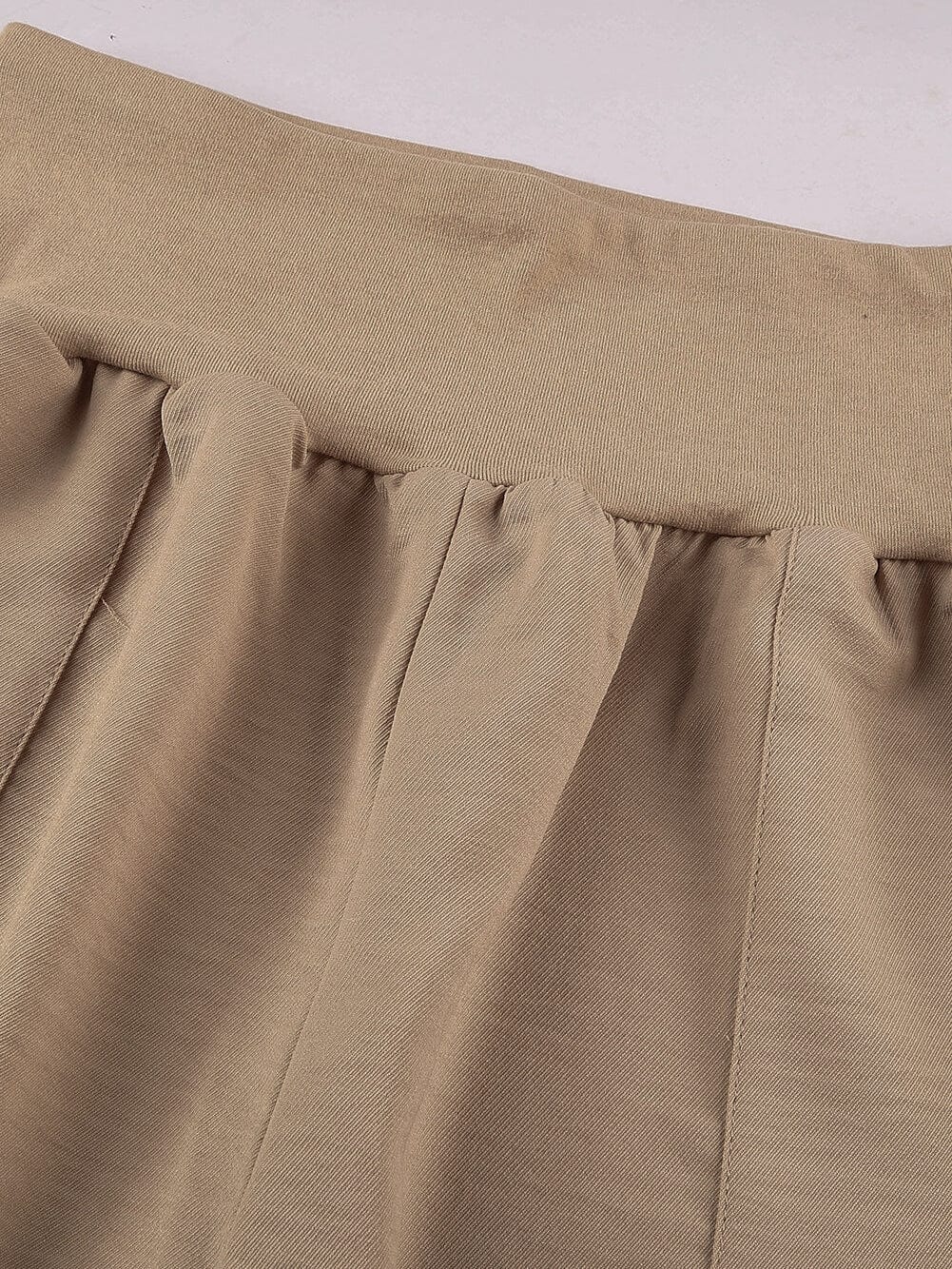 Khaki Harem Style Jogger Pants