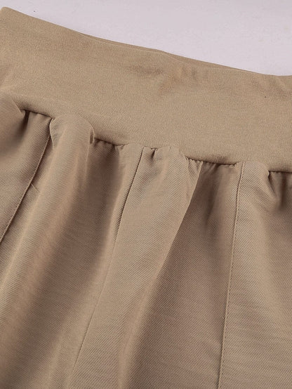 Khaki Harem Style Jogger Pants