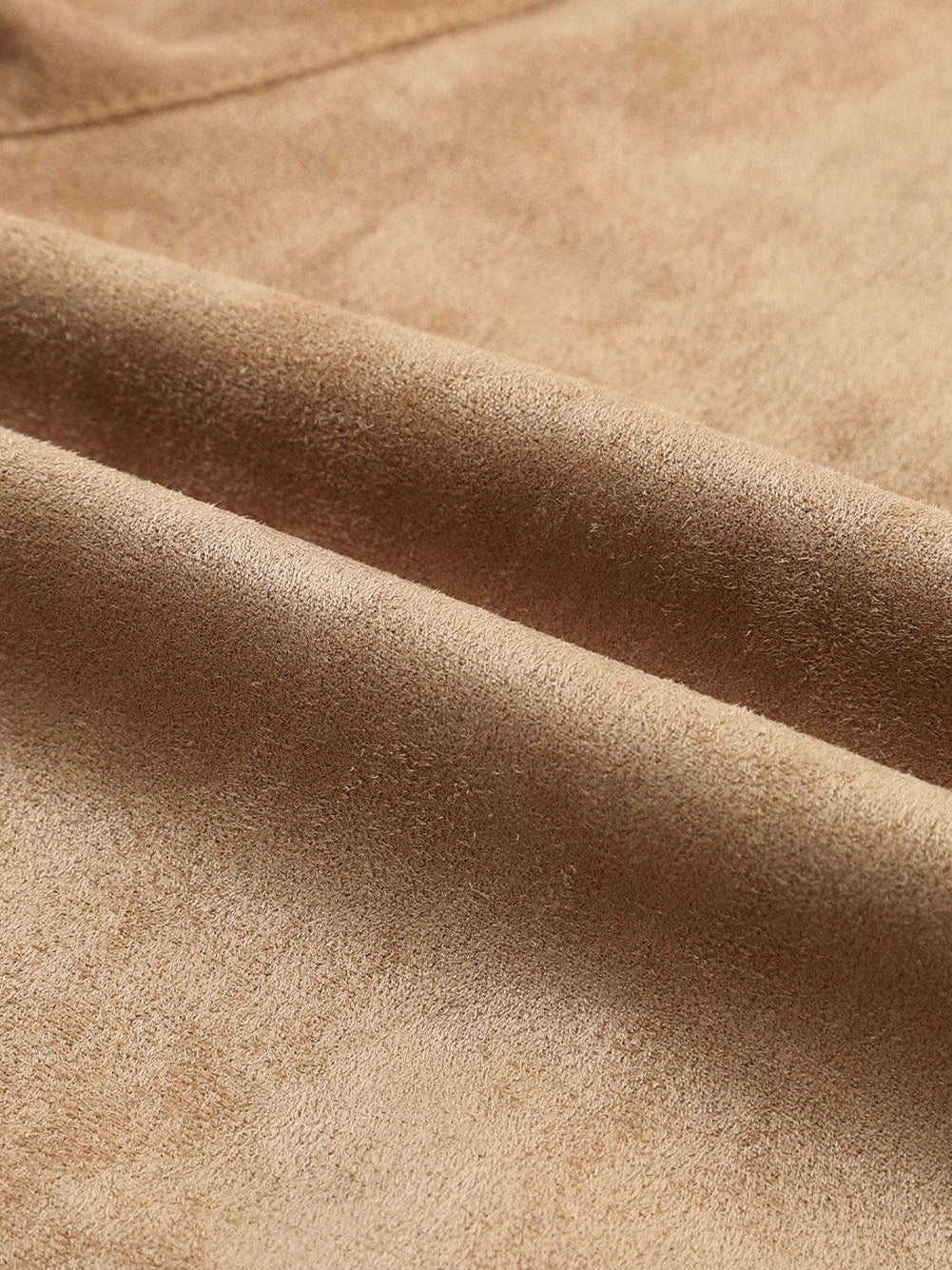 Khaki High Waist Faux Suede Skinny Leggings