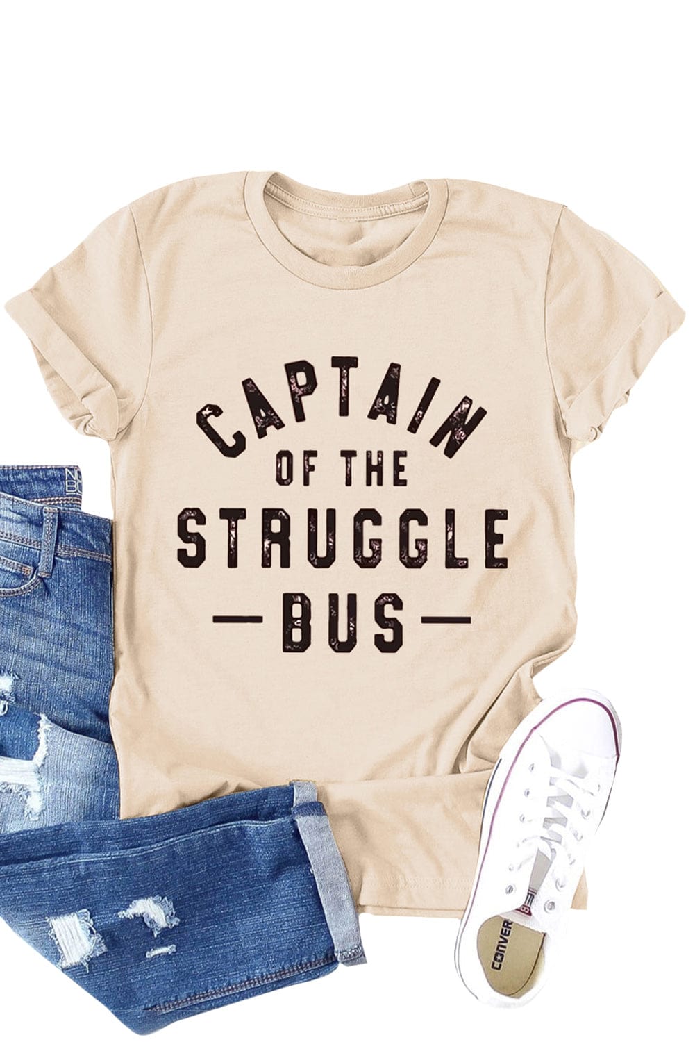 Khaki Leader of The Resistance Graphic Tee