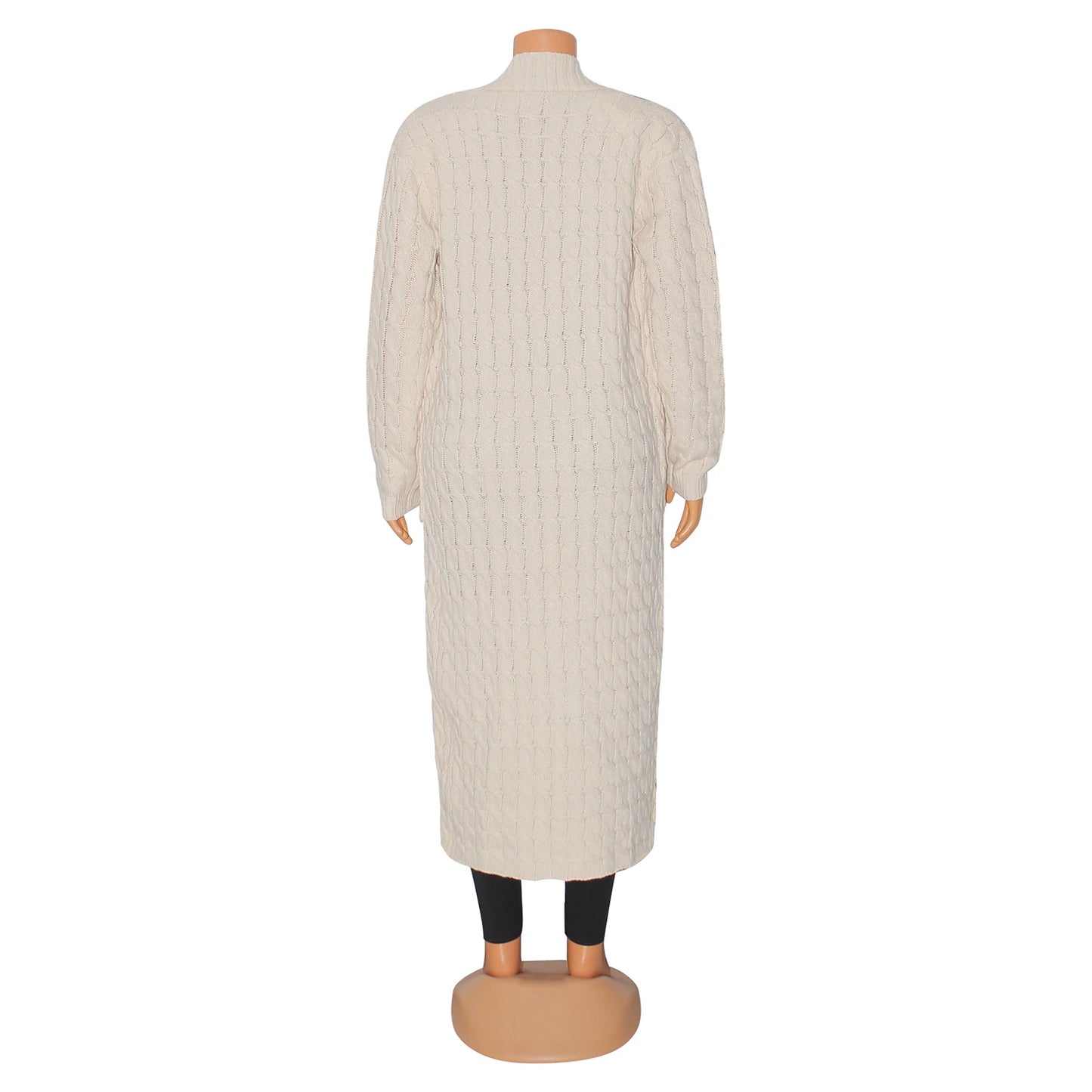 Women's Cardigan Sweater V Neck Chunky Knit Cotton Knitted Drop Shoulder Fall Winter Tunic Home Daily Sexy Long Sleeve Solid Color Red Brown Black Yellow S M L