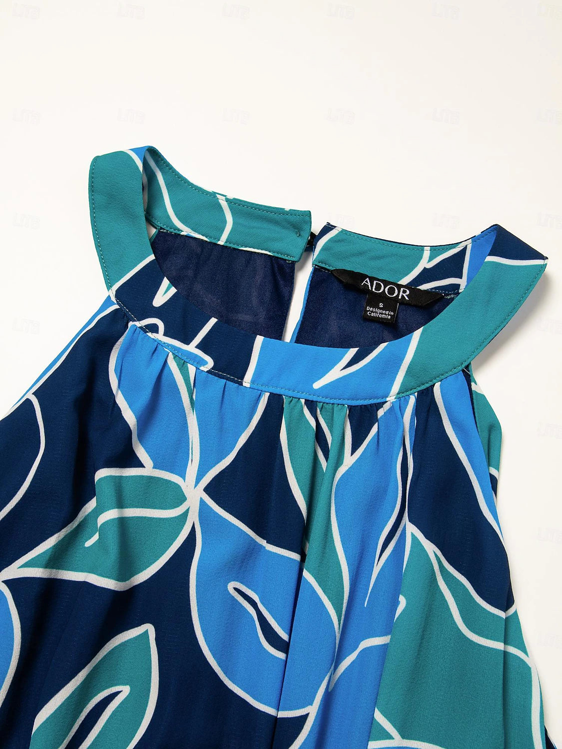 Floral Ruffle Chiffon Maxi Dress(Belt Included）