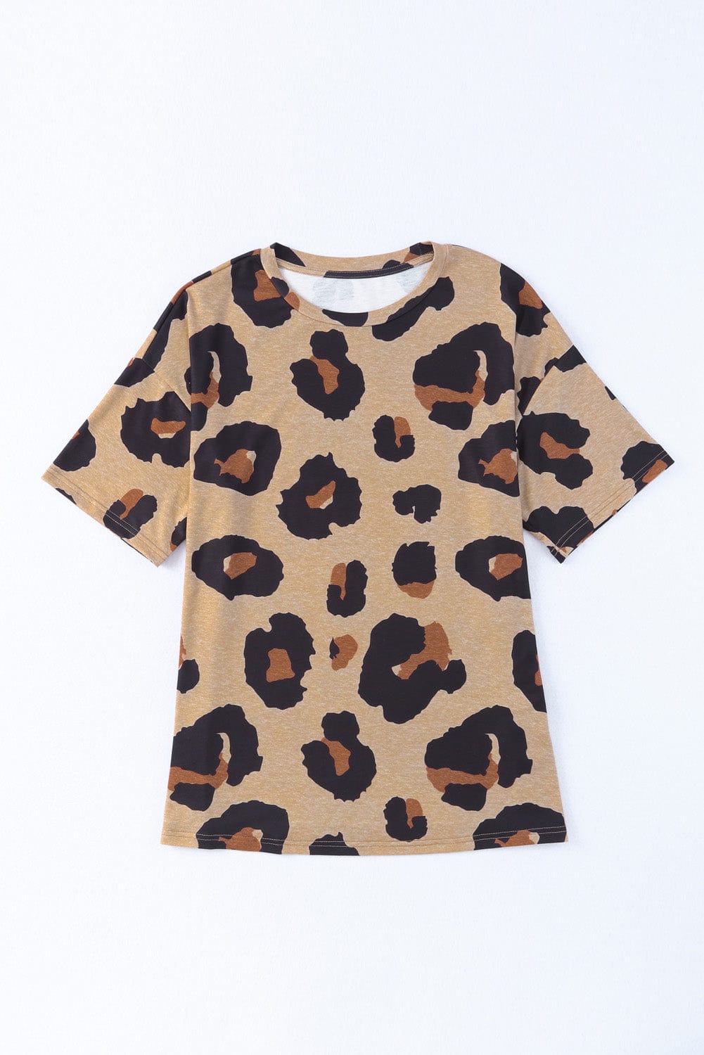 Leopard Print Boyfriend Style T-Shirt