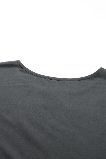 Leopard Print Casual Tunic Dress with Polka Dot Accents