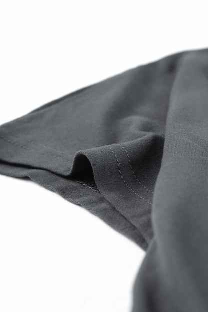 Leopard Print Casual Tunic Dress with Polka Dot Accents