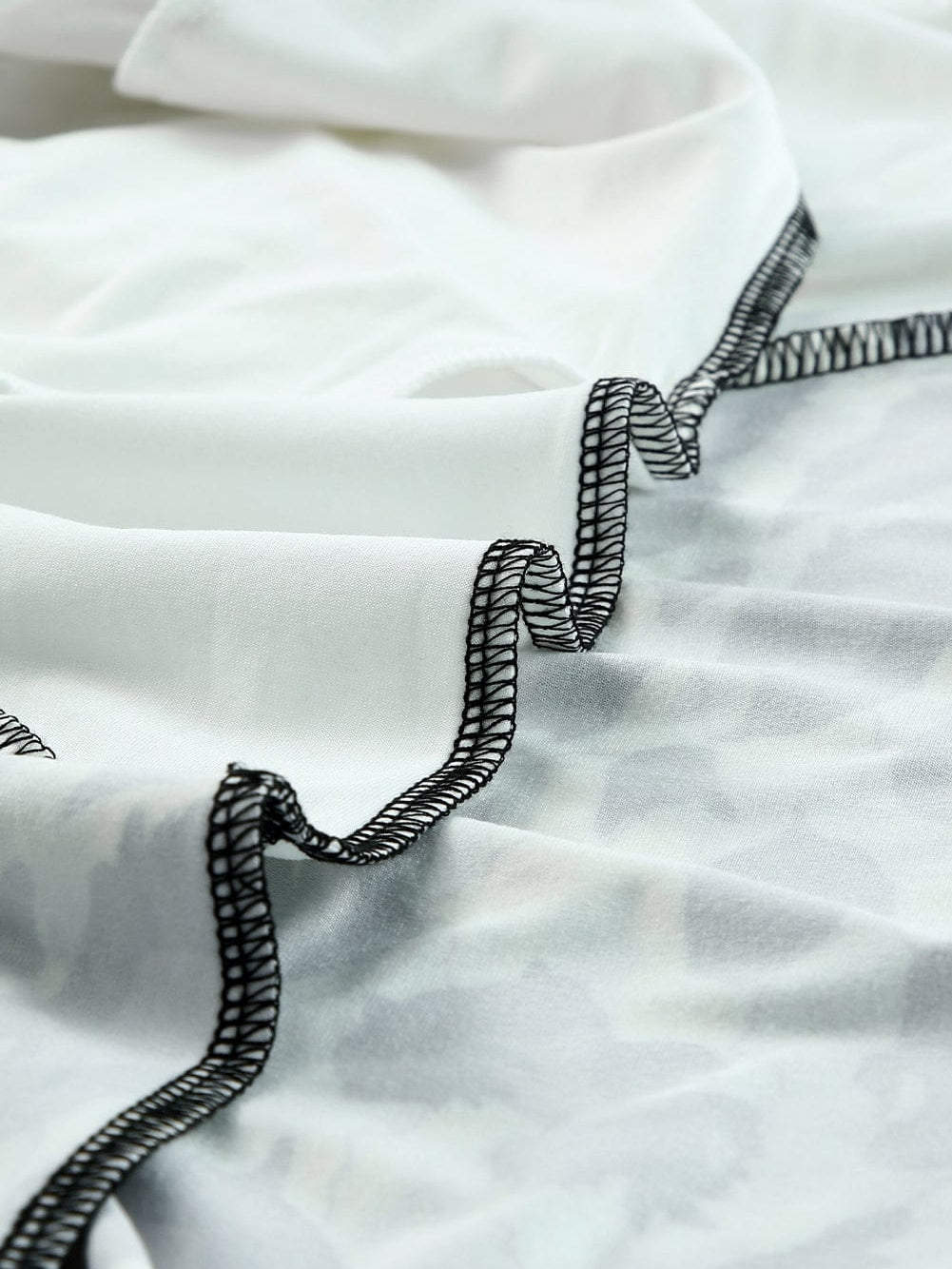 Leopard Print Color Block T-Shirt Maxi Dress with Side Slits