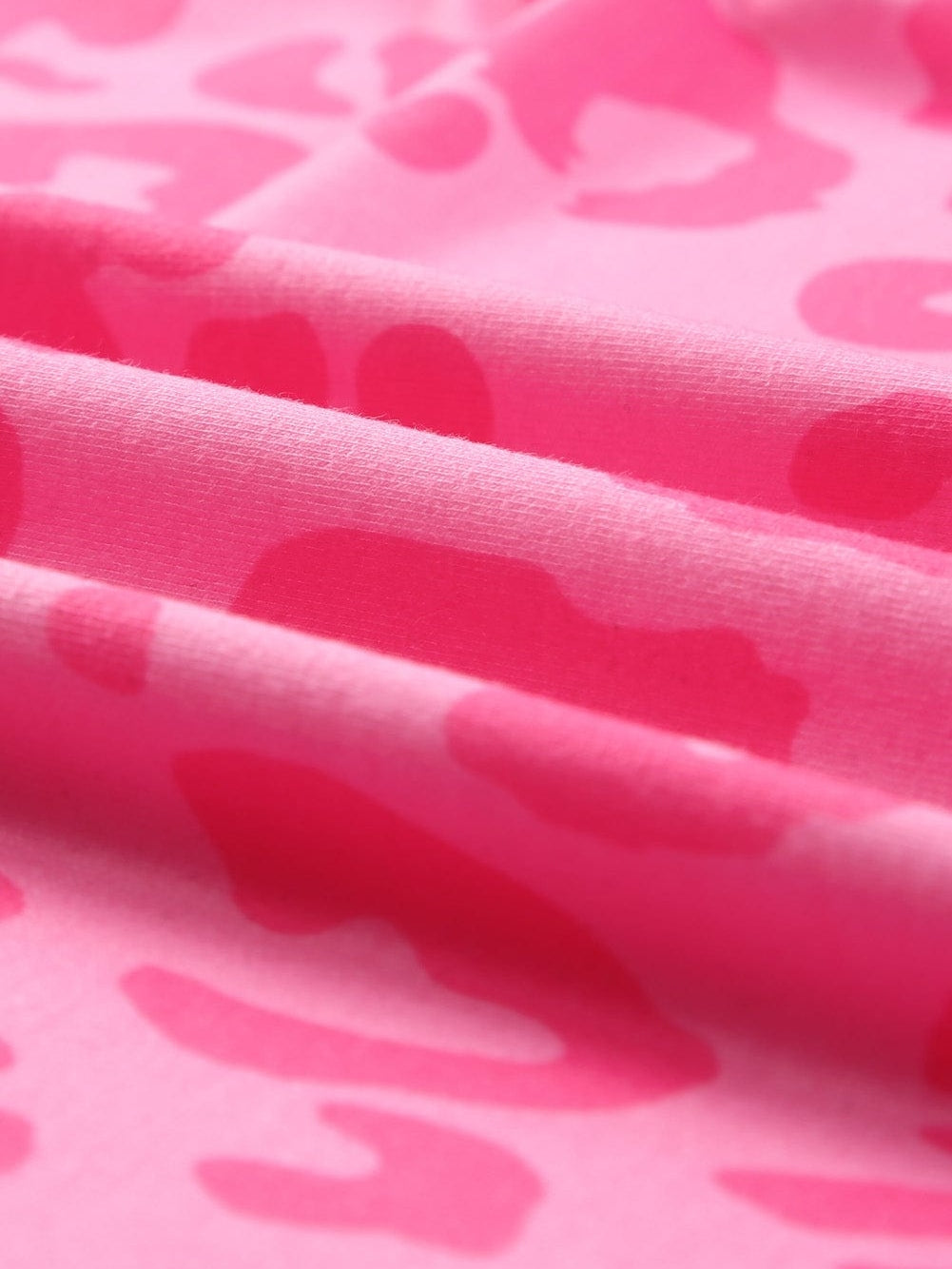 Leopard Print Crew Neck T-Shirt with Southern Belle Style