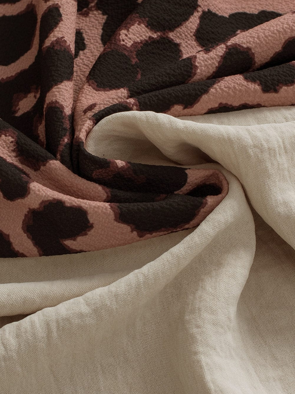 Leopard Print Khaki Spaghetti Strap Tank Top with Color Block Patchwork