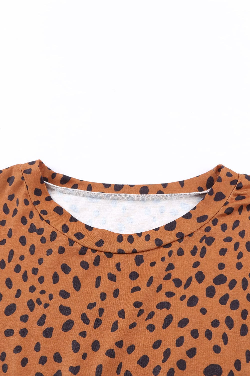 Leopard Print Long Sleeve Mini Dress for Stylish Occasions