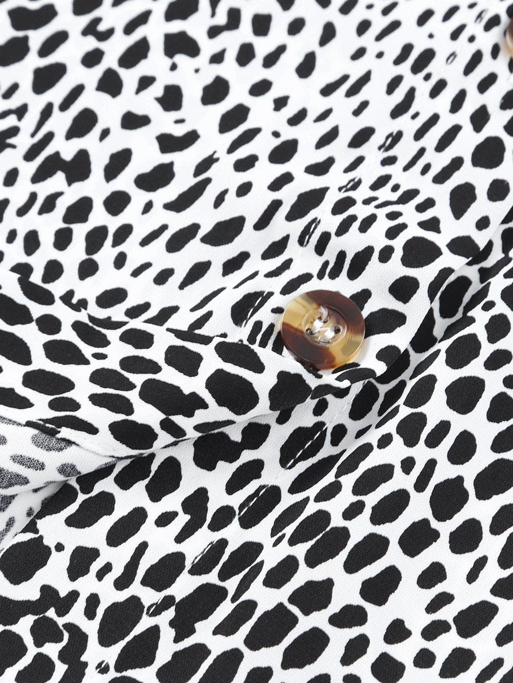 Leopard Print Long Sleeve Shirt Dress with Versatile Styling