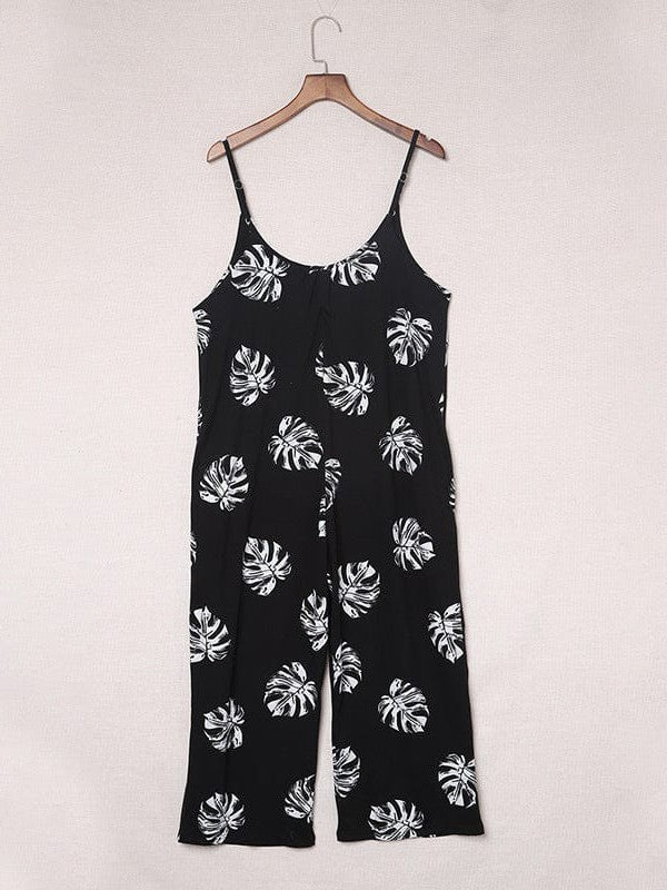 Leopard Print Sleeveless Jumpsuit for Stylish Women