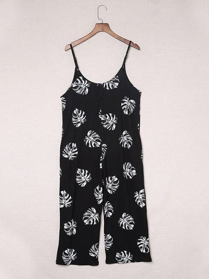 Leopard Print Sleeveless Jumpsuit for Stylish Women