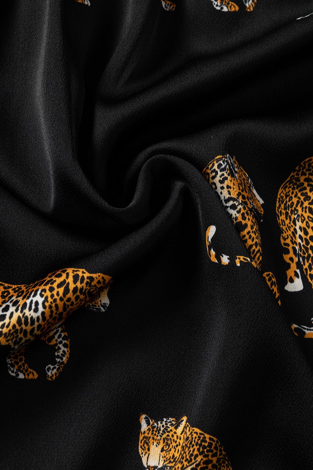 Leopard Print Swing Dress with Elegant Style