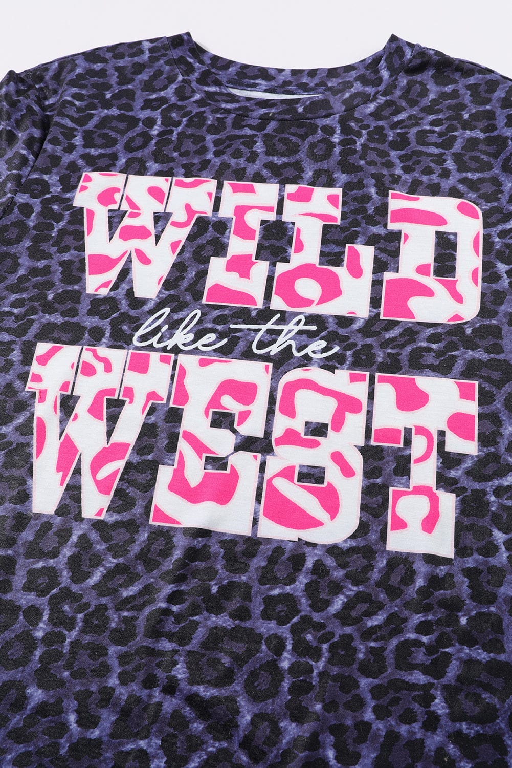 Leopard Print Wild West Graphic Tee