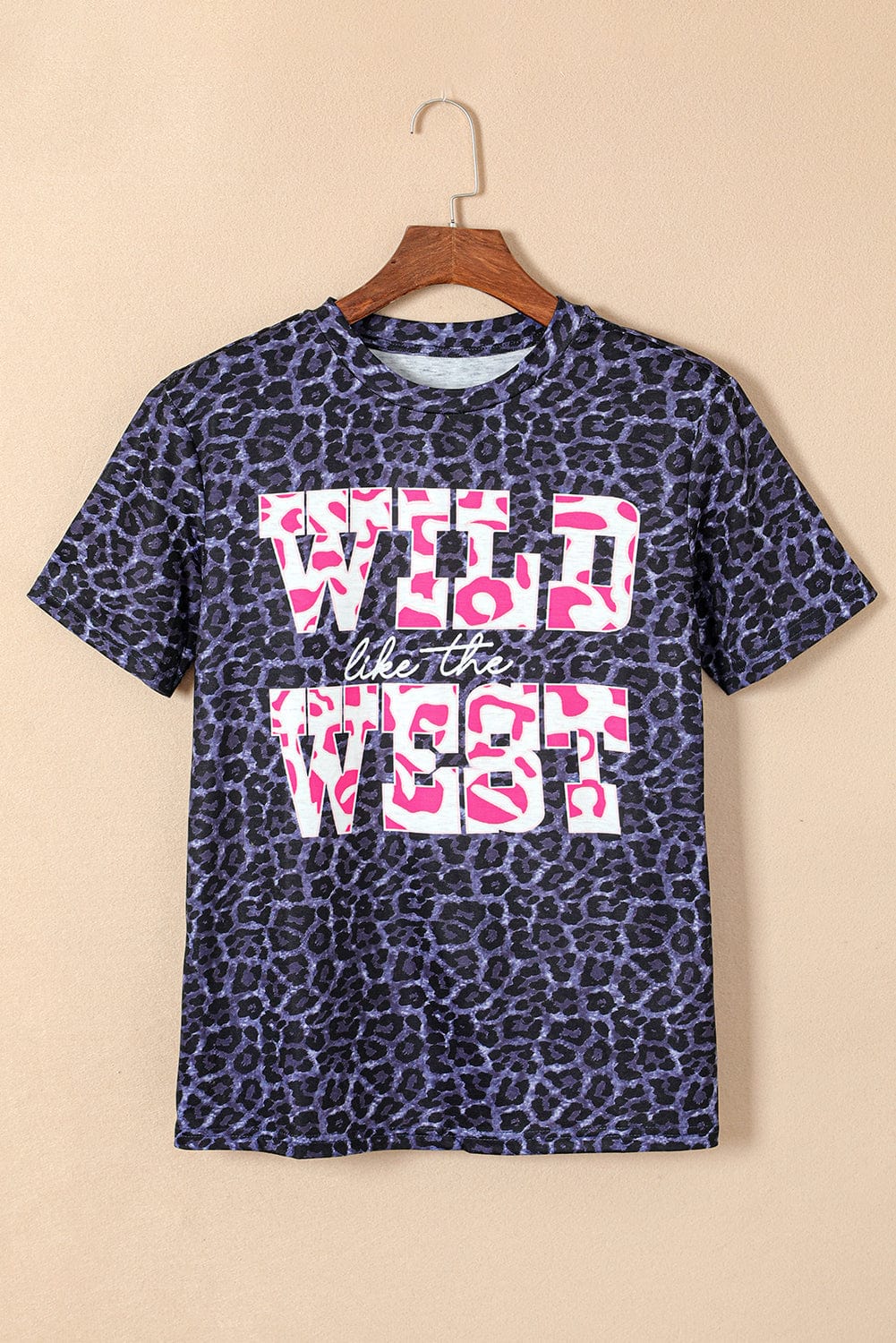 Leopard Print Wild West Graphic Tee