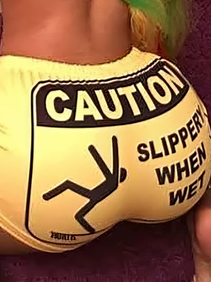 Shorts - Letter Print High Waist Casual Shorts - MsDressly